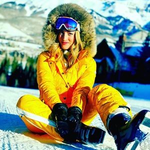 Bogner Ski Suit with Fur
